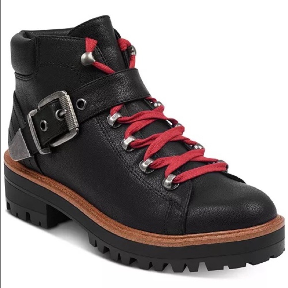 Black Combat Boots size 8